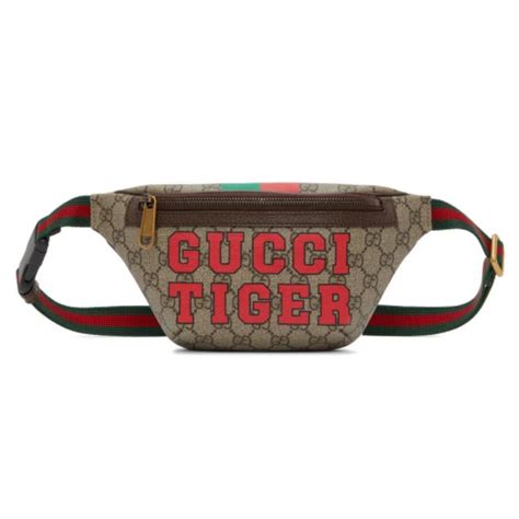 Gucci fanny pack with tiger